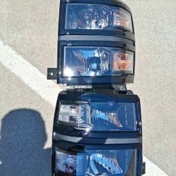 14-15 Chevy Silverado 1500 Headlights Faros Calaveras Micas Luces