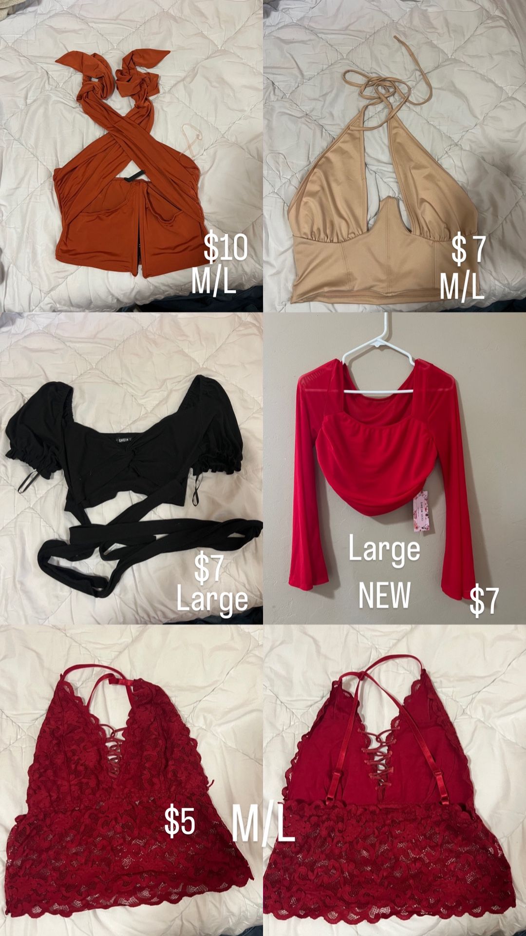 Tops,bodysuits,jackets
