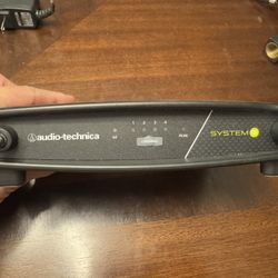 Audio Technica Wireless Mic And Receiver