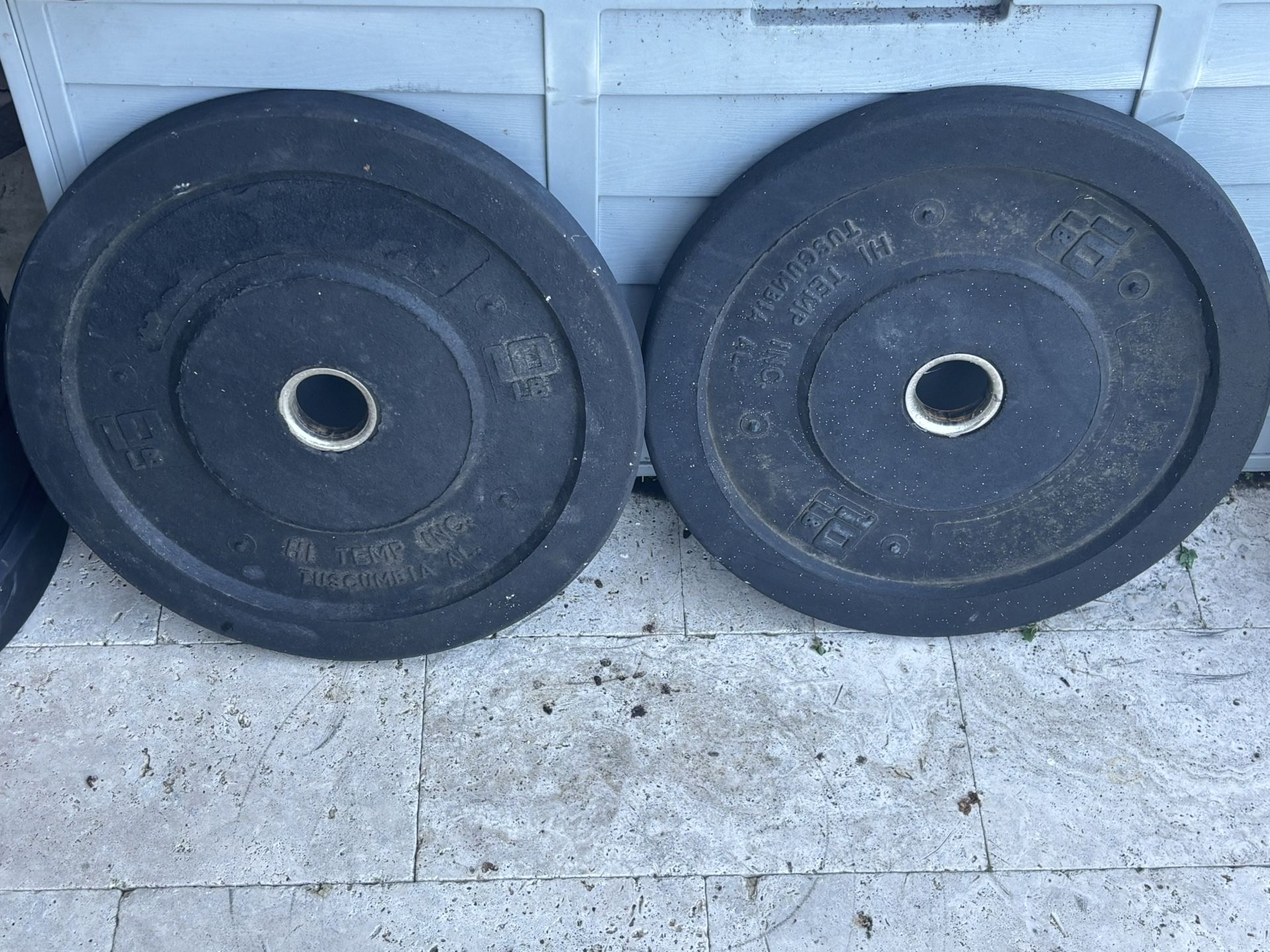 Two 10 Lbs Bumper Plates - Used