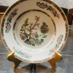Vintage Wood & Sons English Ironstone Plate – Indian Tree Pattern (c. 1910–1930s)