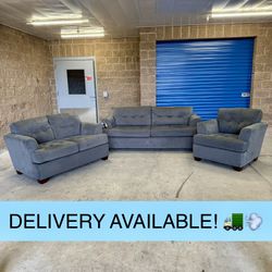 Brand New Gray Couch Sofa, Loveseat, and Chair from Ashley Furniture (DELIVERY AVAILABLE! 🚛💨)