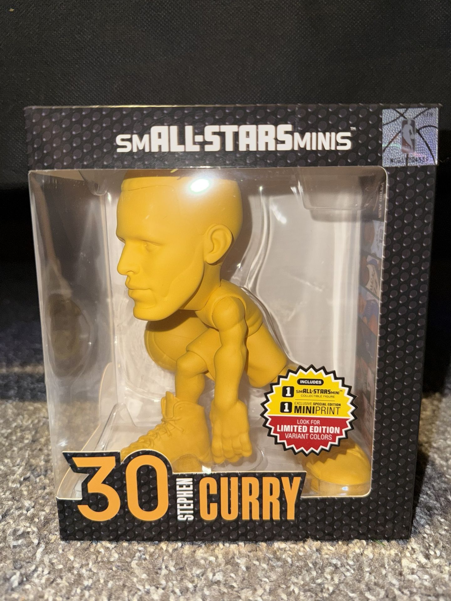 NBA Basketball Golden State Warriors Stephen Curry Small Stars Mini Figurine New