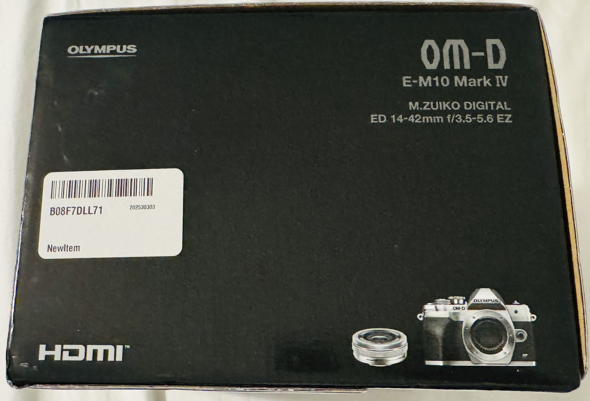 Olympus OM-D E-M10 Mark IV 20.3MP 4K 14-42mm EZ Mount Camera - Silver
