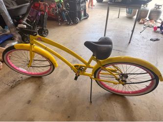 Beach cruiser bike