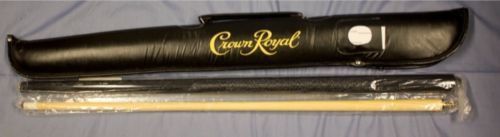 CROWN ROYAL Pool Stick Cue with Case NEW Sealed Collectible mcdermott billiards.