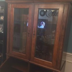 Solid Wood Storage Cabinet 