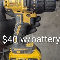 DeWalt 1/2" Drill W/Battery No Charger $40 Firm