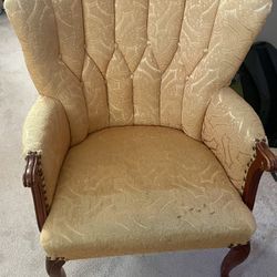 Antique upholstered chair 