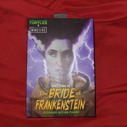 Neca TMNT X Universal Monsters April O Neil Bride Of Frankenstein Action Figure Sealed New