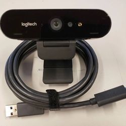 Logitech 4KBrio 4K/1080p/720p Webcam with Noise-Canceling Mic PC/MA