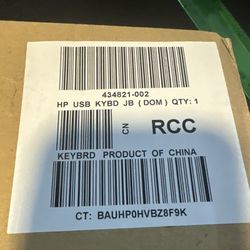 HP PS/2 Keyboard JB Win8 Windows US Wired 434820-007 Brand New