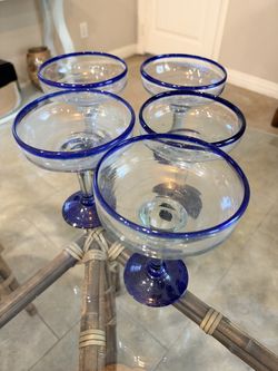 5 Margarita Glasses