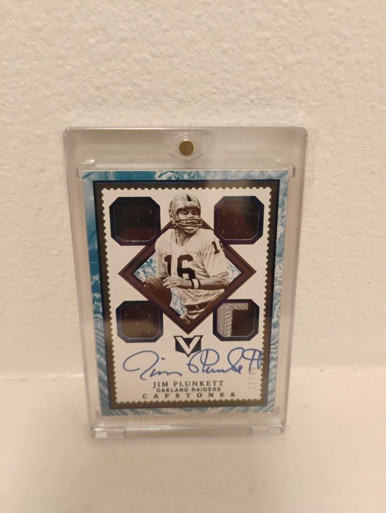 Raiders Autograph Patch Card