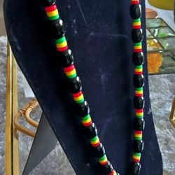 Rasta Necklace & Bracelet