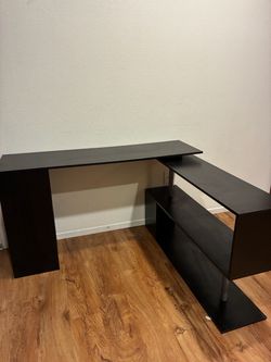 Black desk