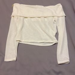 Off Shoulder Sweater Size Small