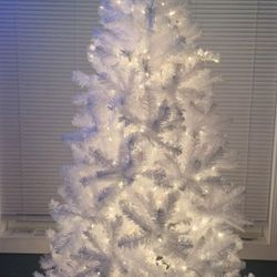 2- 6.5ft White Artificial Tree (Lights Not Included)