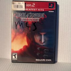 PlayStation 2 final fantasy dirge of Cerberus