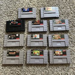 Super Nintendo Games ( Prices In Description) 