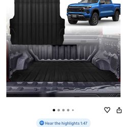Truck Bed Mat for Chevy Colorado/GMC Canyon 2026 2025 2024 2023, 5FT Rubber Bed Mats for Chevy Colorado/GMC Canyon Pickup Truck Bed Accessories Cargo 