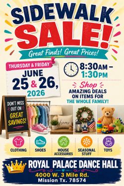 Big sale garage  sale yard sale
