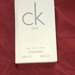CK ONE CALVIN KLEIN EAU DE TOILETTE 3.4OZ UNISEX