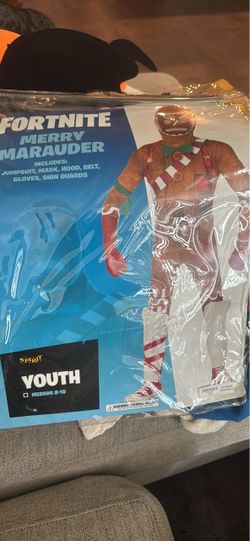 Fortnite Merry Marauder Youth Costume Medium 8-10
