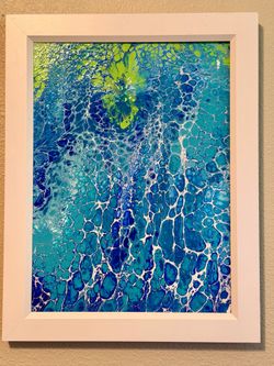 Framed Original Acrylic Painting