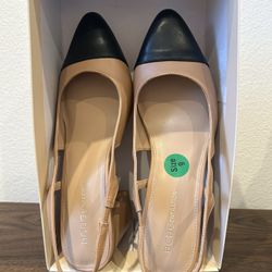 BCBGeneration Women's Size 9 Black and Brown Leather Shoes