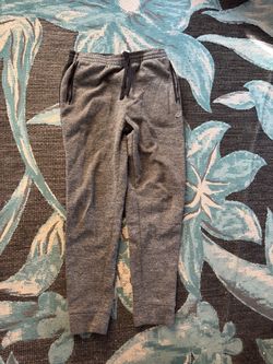 Asiscs Gray Jogger Sweatpants with Zip Pockets