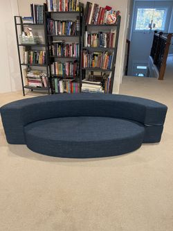 Oval Convertible Couch/Bed, 2 In 1 Folding Sofa Bed