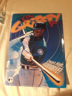Ken Griffy JR metal sign