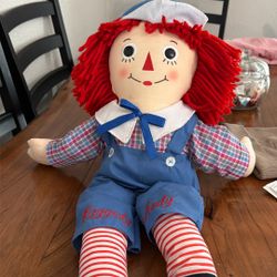 Raggedy Andy Ann Doll