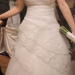 Wedding Dress:  Early 2000’s Azure Wedding Collection Dress