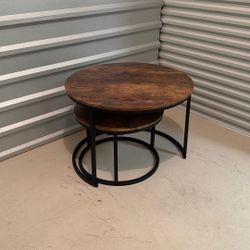 2 Piece Side Table Set 