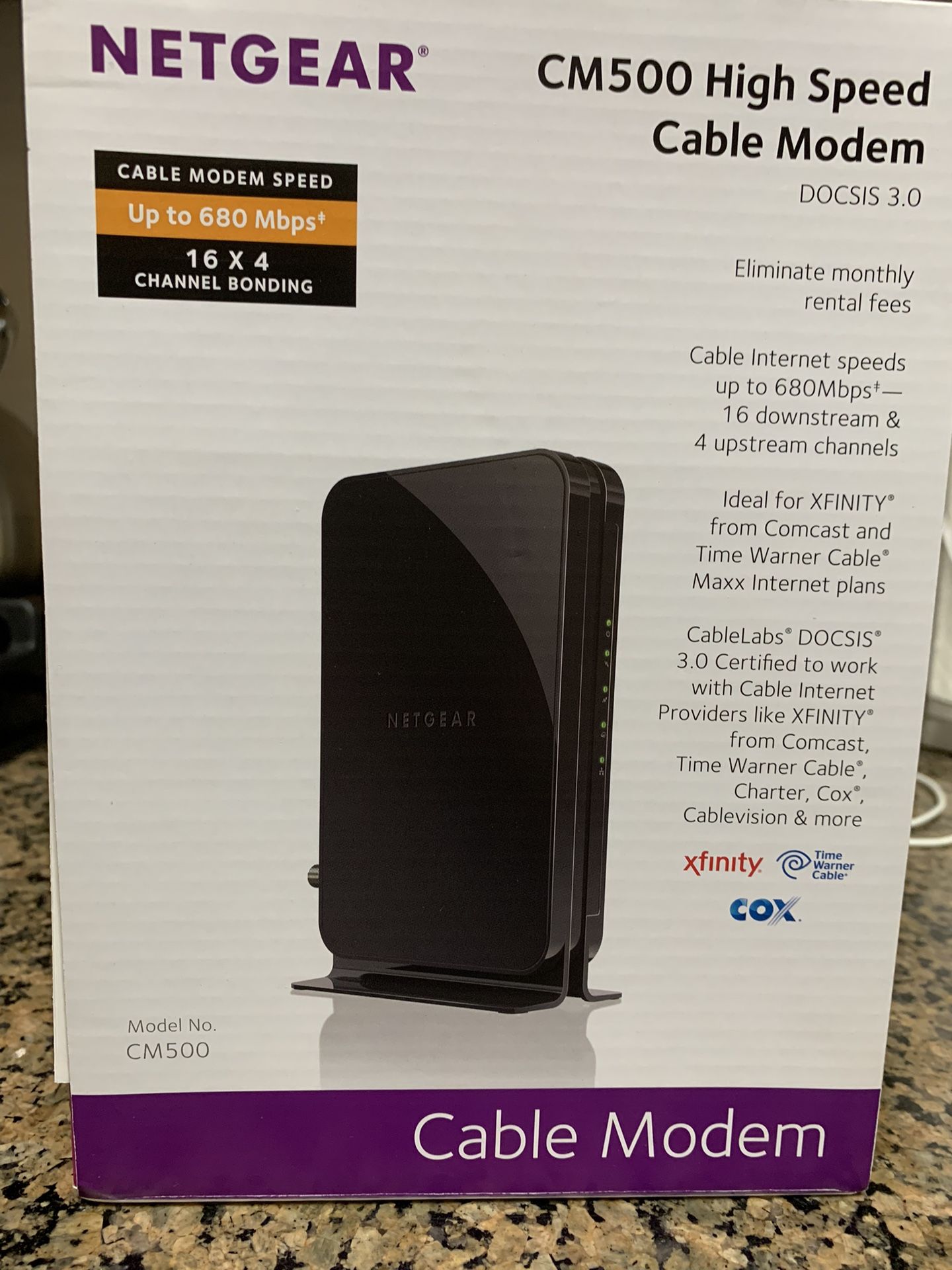 Netgear CM500 High Speed Cable Modem