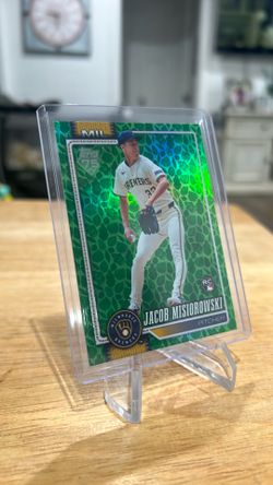 Jacob Misiorowski 2026 Topps Easter Holiday Green Leaves SP Rookie Parallel