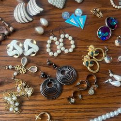 Costume Jewelry And Pins 