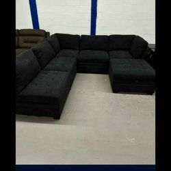 Modular Sectional Couch Sofa With Ottoman Thomasville 