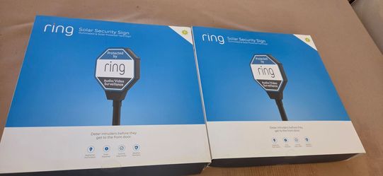 Ring Alarm solar powered yard sign