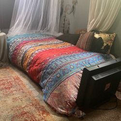 Bed For Sale Including Twin  Mattress, Bed Spring & Headboard Needs Bed Frame