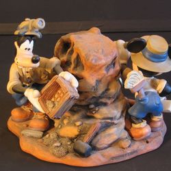 Disney's Big Dig in the Boneyard Collectible - Mickey, Pluto & Goofy Clock - Animal Kingdom

