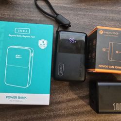 100w Charger, And 10k Battery Bank