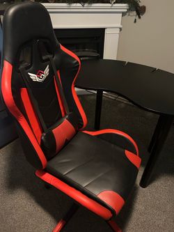 Chair with desk