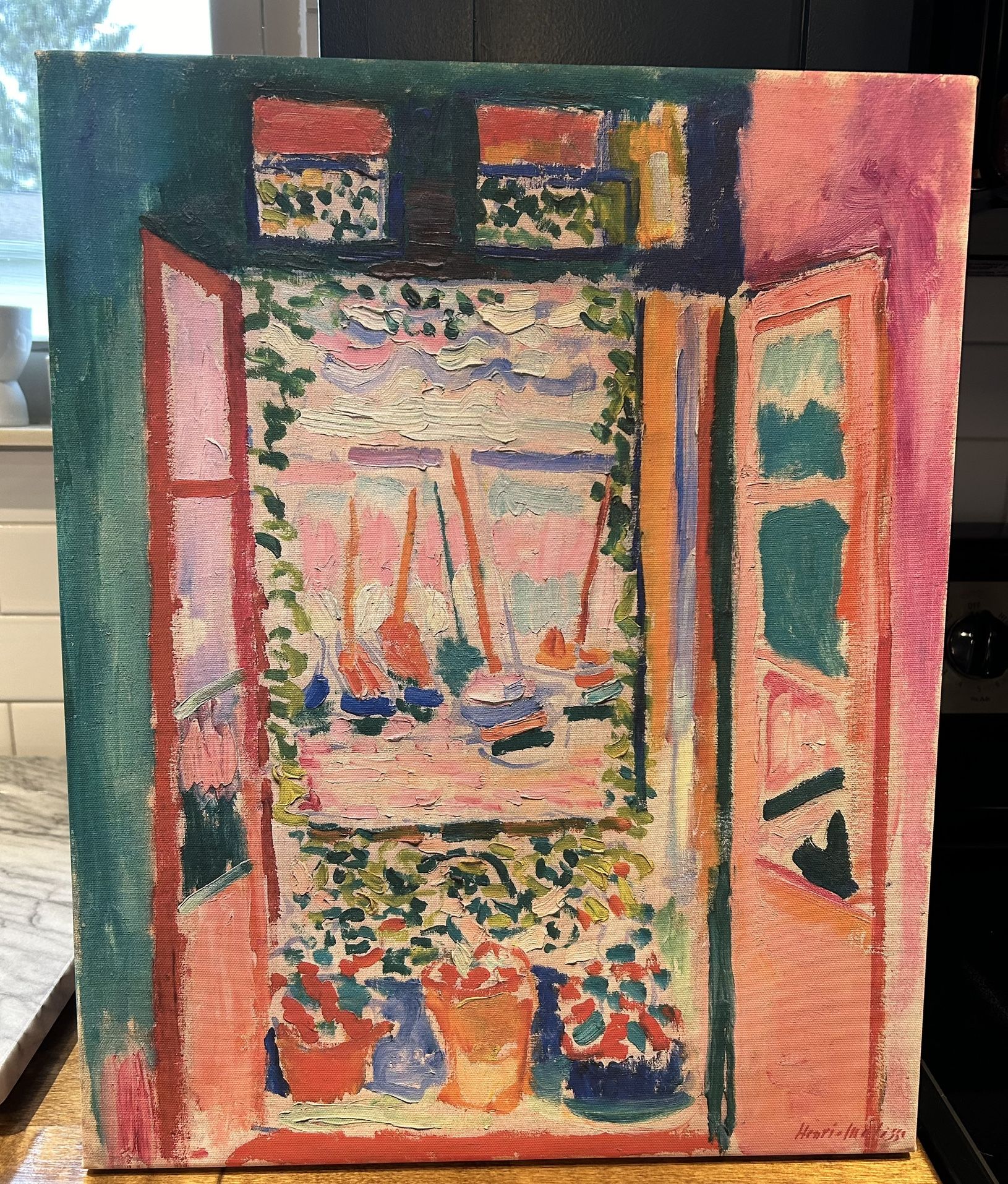 New Canvas Art Print “The Open Window”