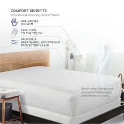 PureCare Tencel 5-Sided Queen Mattress Protector - 70% OFF