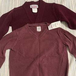 Burgundy Boys Uniform Cardigan 