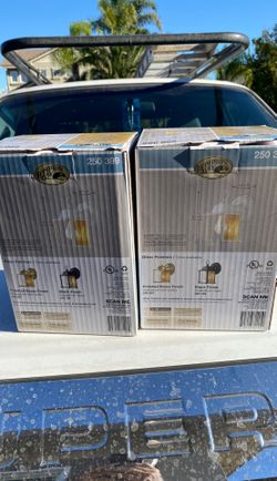 Hampton bay. Exterior porch lights. I cage 2 $10 each