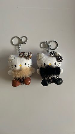 Hello Kitty Leopard Plush Keychains – $12 Each